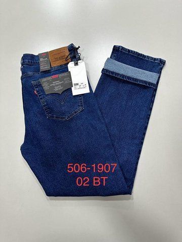 Справжні фірмові чоловічі джинси великого розміру Levis 506 506-01 фото