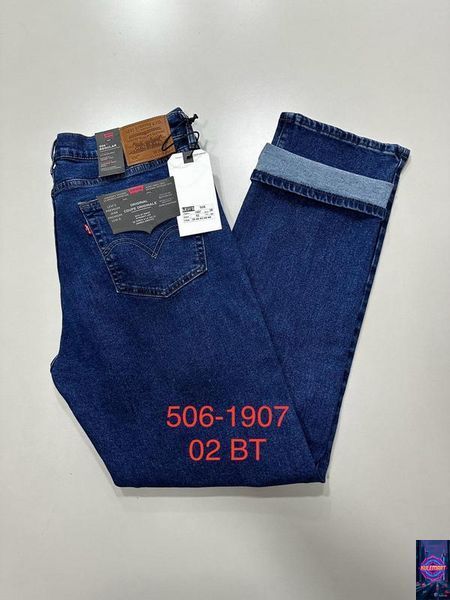 Справжні фірмові чоловічі джинси великого розміру Levis 506 506-01 фото